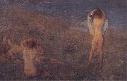 Philip Wilson Steer A Summer's Evening oil on canvas